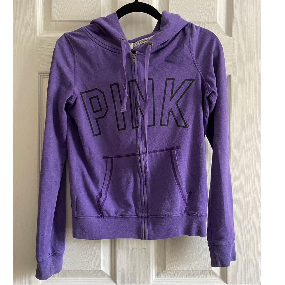 PINK hoodie - purple - medium